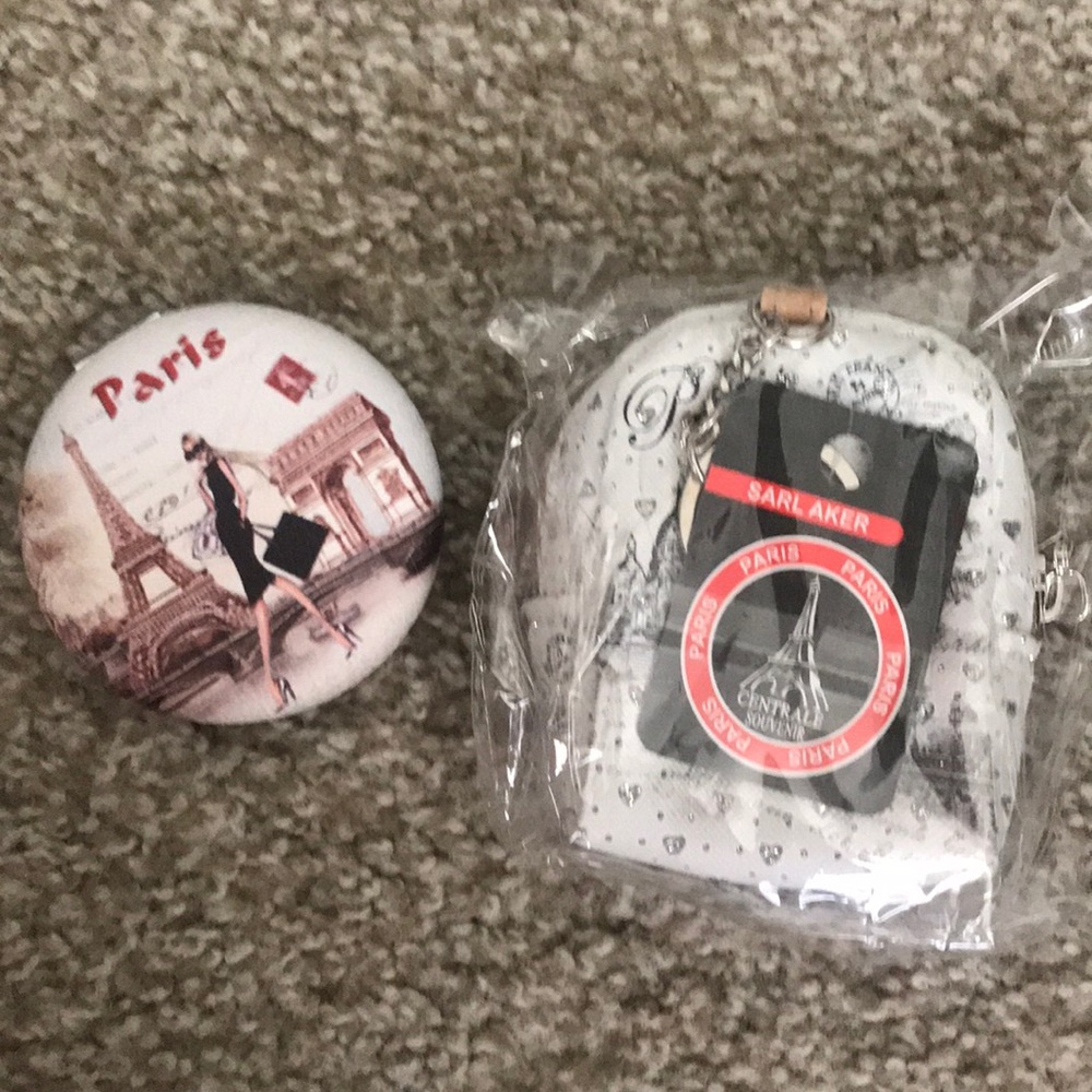 Mirror and coin purse